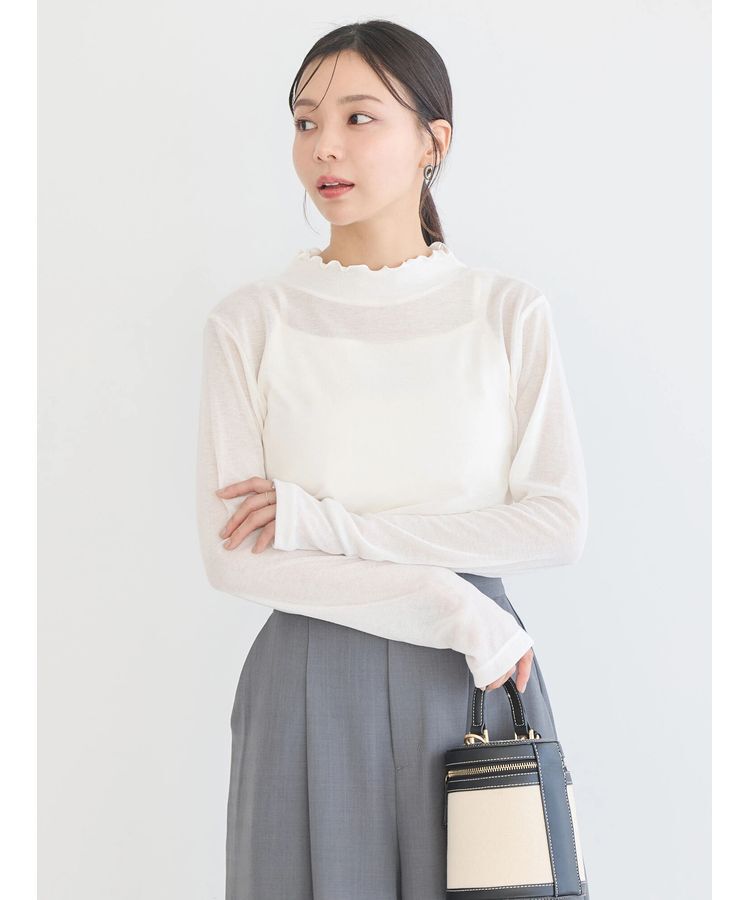 earth music&ecology「シアーリブプルオーバー」|Tシャツ・カットソー|