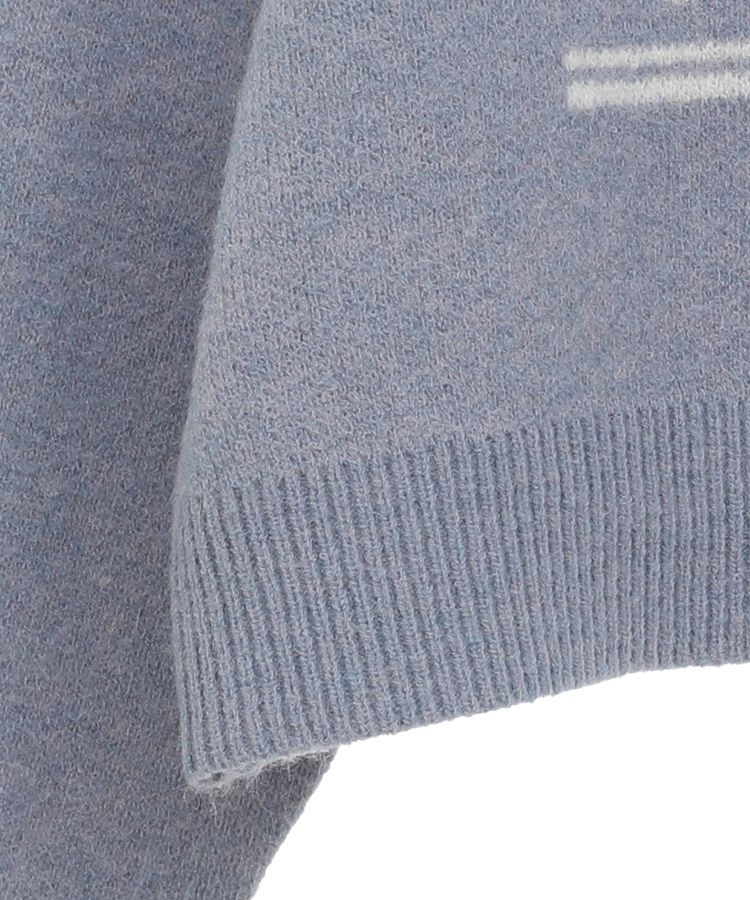 earth music&ecology「ジャガードロゴニットプルオーバー」|ニット・セーター|