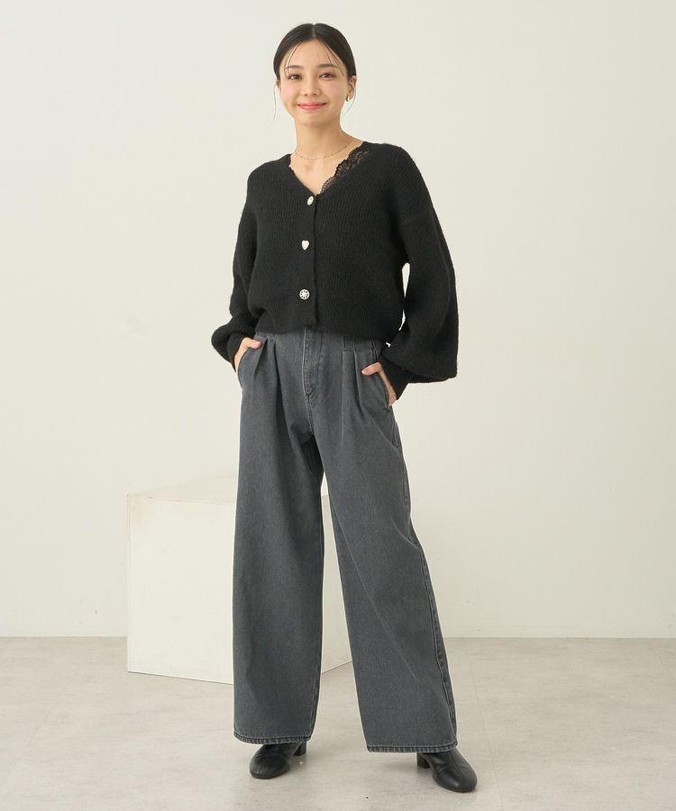 earth music&ecology「アソートキラキラボタンカーディガン」|カーディガン|