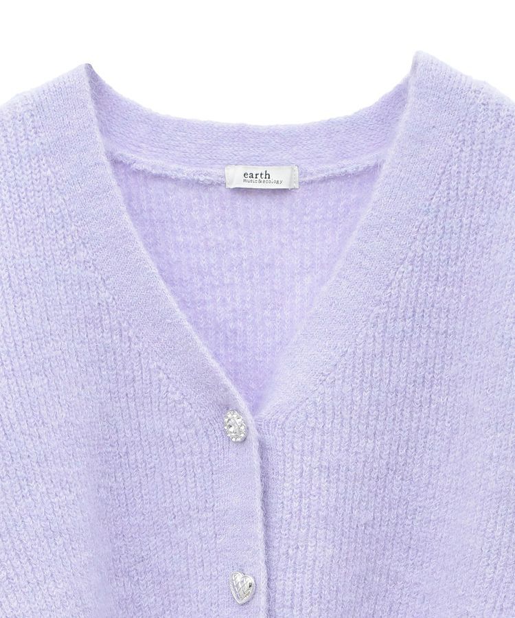 earth music&ecology「アソートキラキラボタンカーディガン」|カーディガン|