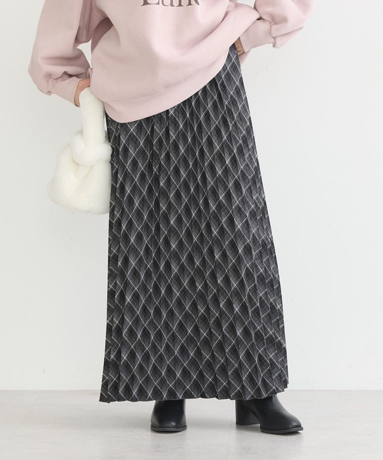 earth music&ecology「すきな丈T/Rプリーツスカート」|スカート|