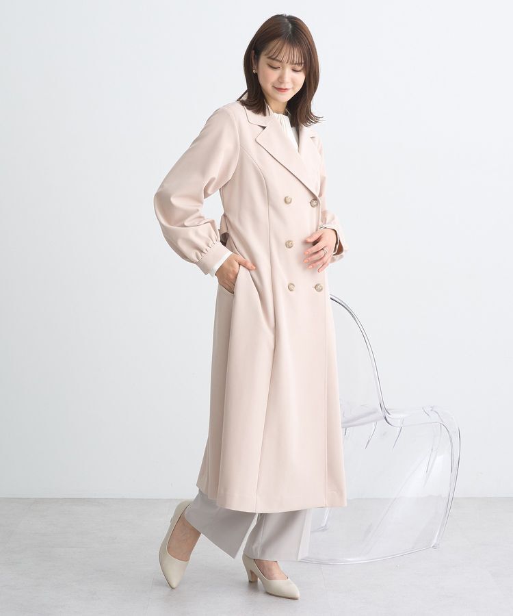 earth music&ecology「パフスリーブトレンチコート」|トレンチコート|