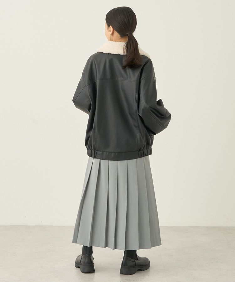earth music&ecology「サイドバックルプリーツスカート」|スカート|