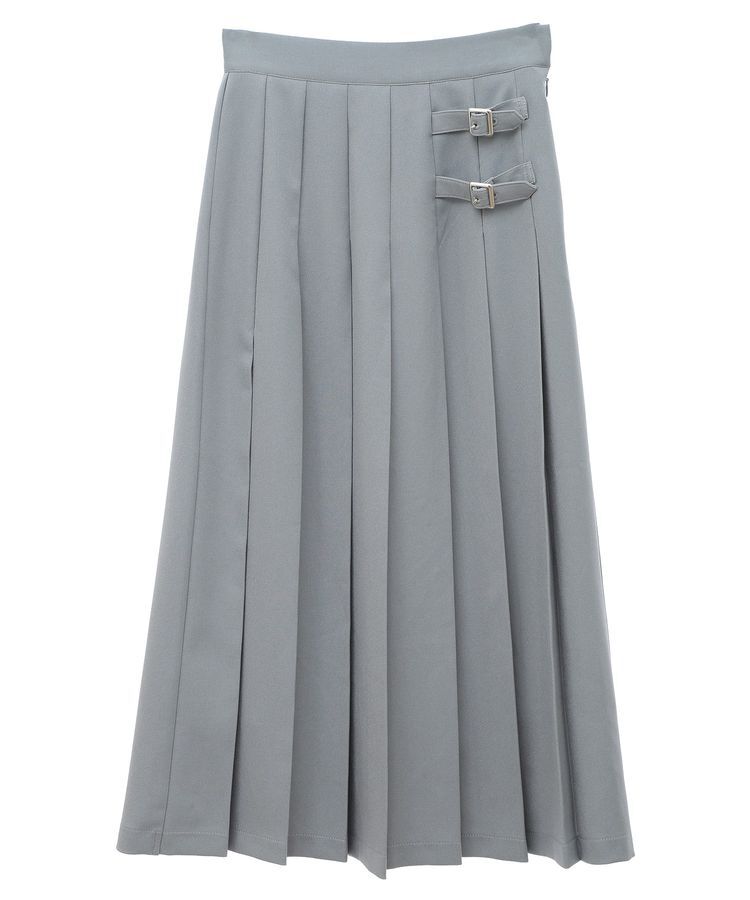 earth music&ecology「サイドバックルプリーツスカート」|スカート|