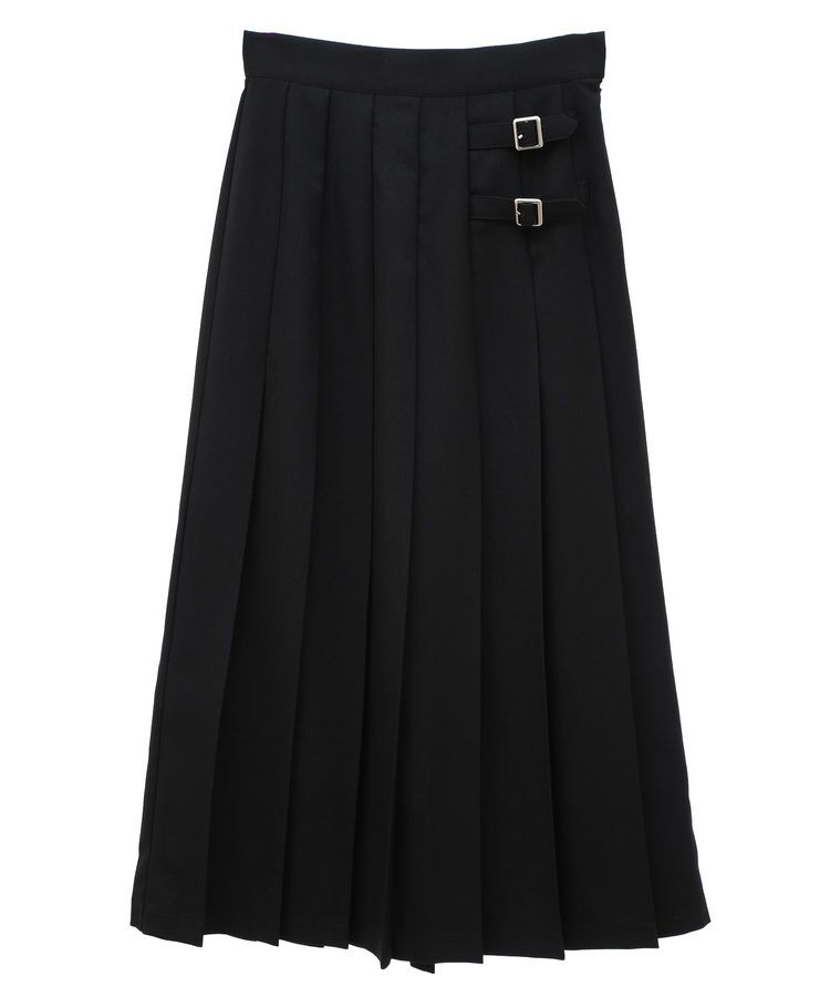 earth music&ecology「サイドバックルプリーツスカート」|スカート|