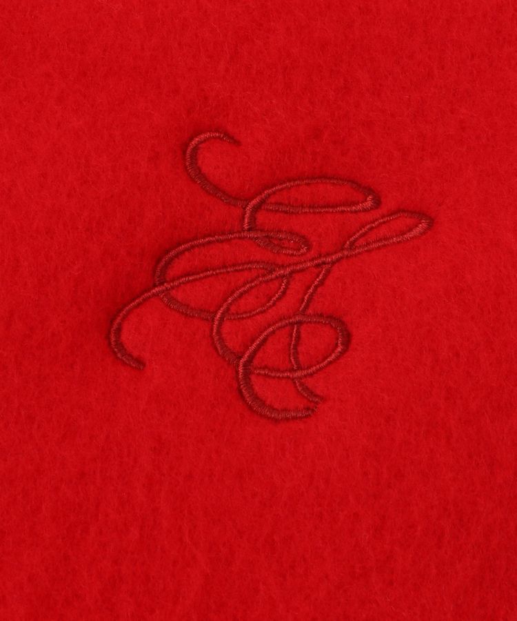 earth music&ecology「ワンポイントロゴ刺繍マフラー」|マフラー|