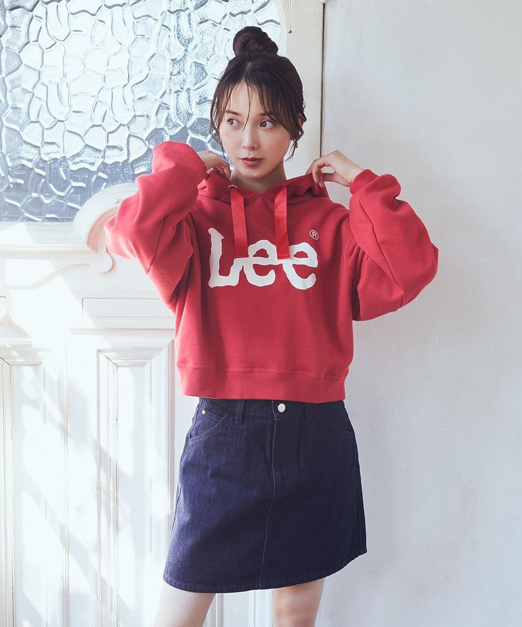 earth music&ecology「Lee&times;e.m.a.eショート丈パーカー」|スウェット・ジャージ|