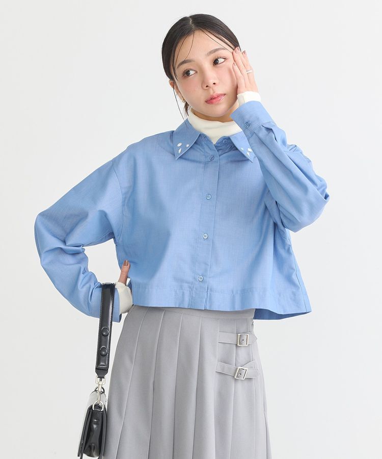 earth music&ecology「2wayレングスレギュラーカラーシャツ」|シャツ・ブラウス|