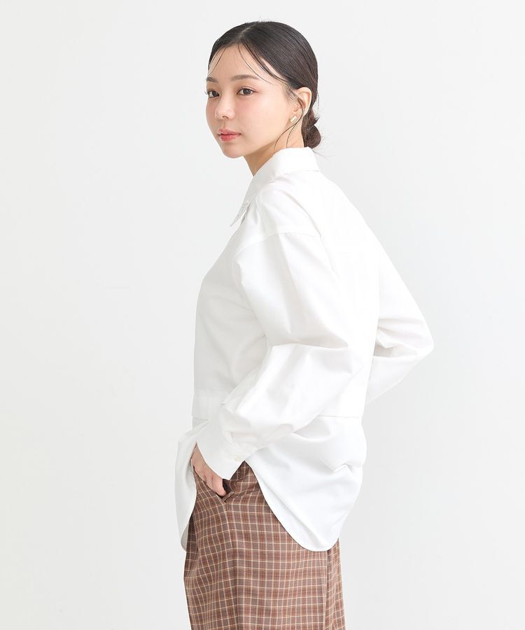 earth music&ecology「2wayレングスレギュラーカラーシャツ」|シャツ・ブラウス|