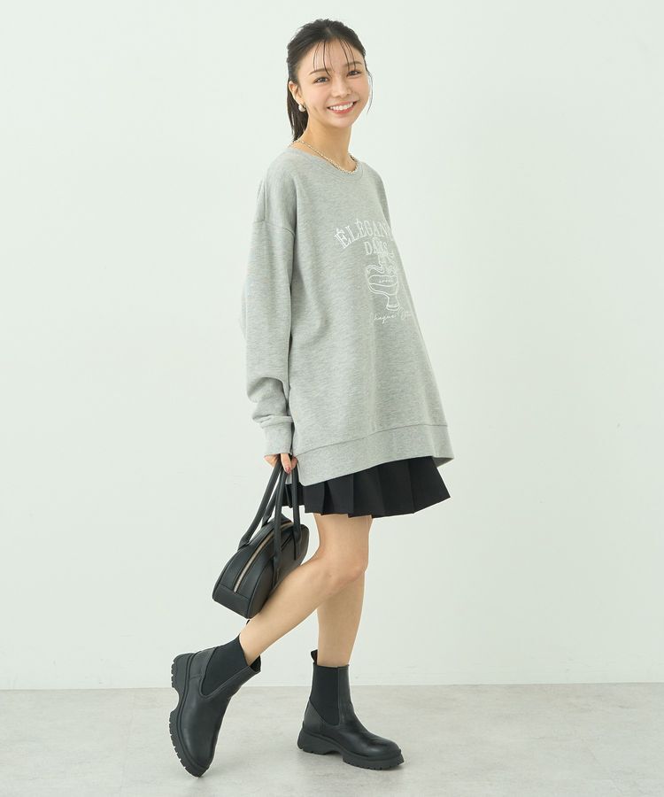 earth music&ecology「ウラケプリントプルオーバー」|スウェット・ジャージ|