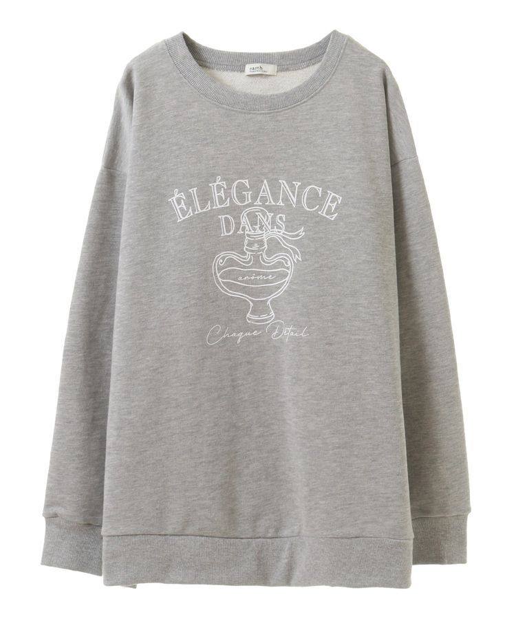 earth music&ecology「ウラケプリントプルオーバー」|スウェット・ジャージ|