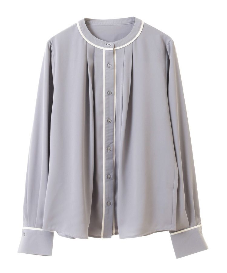 earth music&ecology「バイカラータックブラウス」|シャツ・ブラウス|