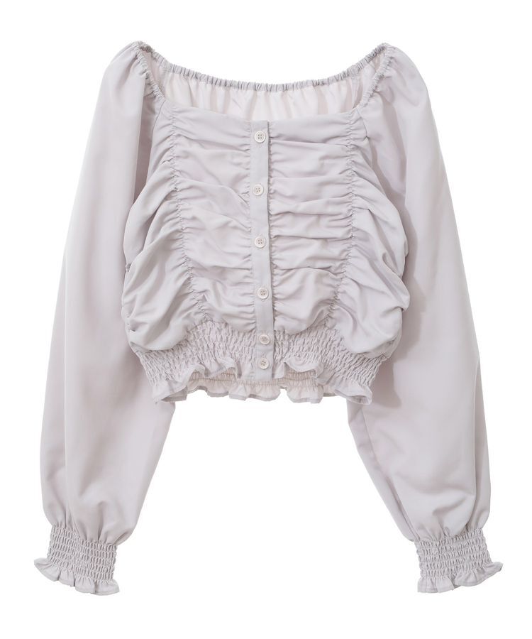 earth music&ecology「ピーチシャーリングブラウス」|シャツ・ブラウス|