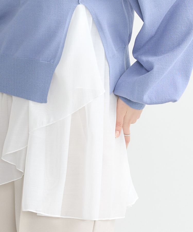 earth music&ecology「SET2点サイドスリットニット＋フレアタンク」|ニット・セーター|