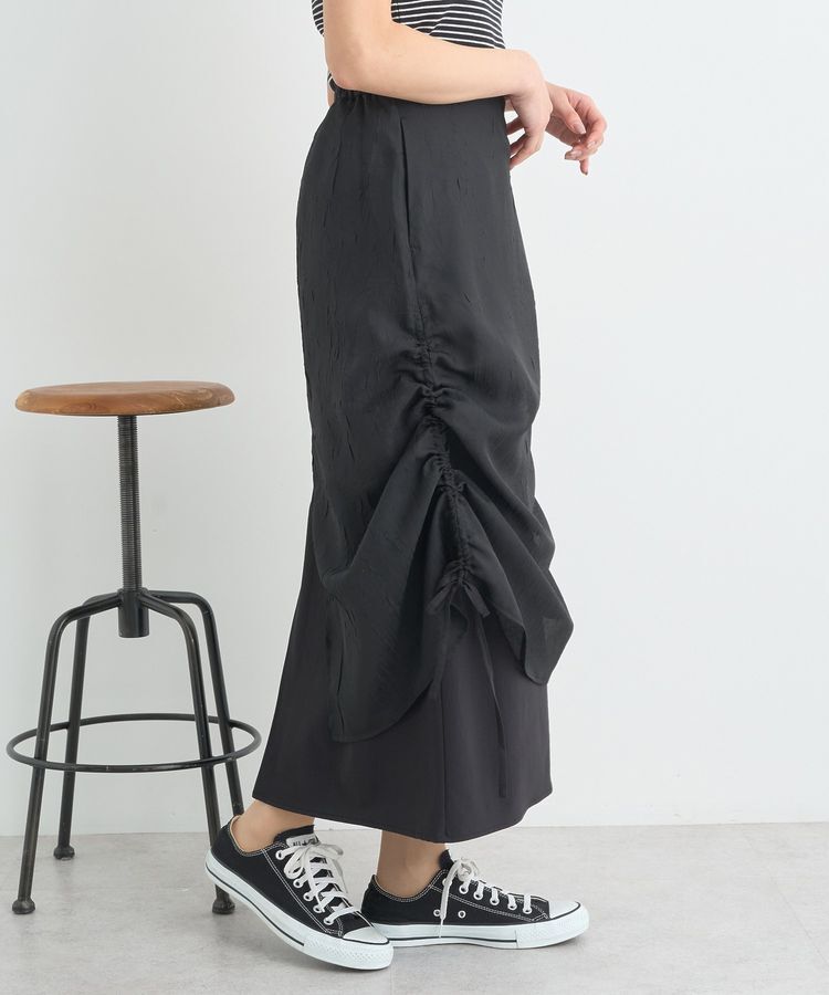 earth music&ecology「シフォンドロストレイヤードスカート」|スカート|