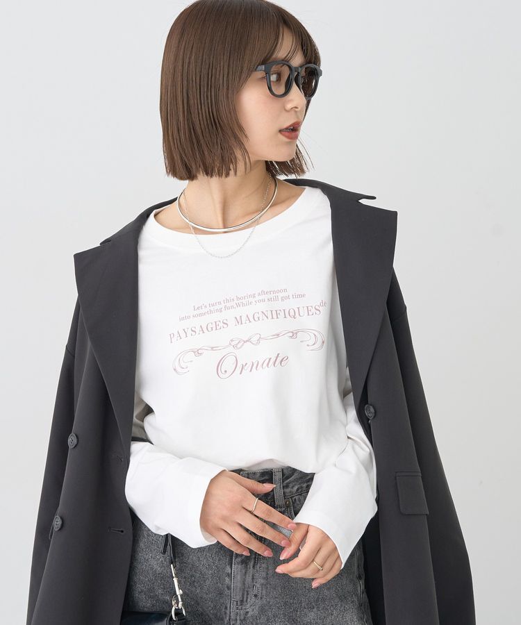 earth music&ecology「アソートグラフィックロンTEE」|Tシャツ・カットソー|