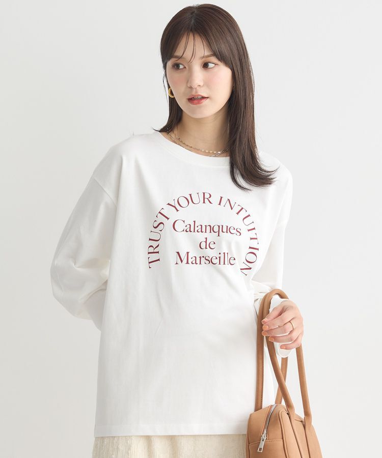 earth music&ecology「アソートグラフィックロンTEE」|Tシャツ・カットソー|White