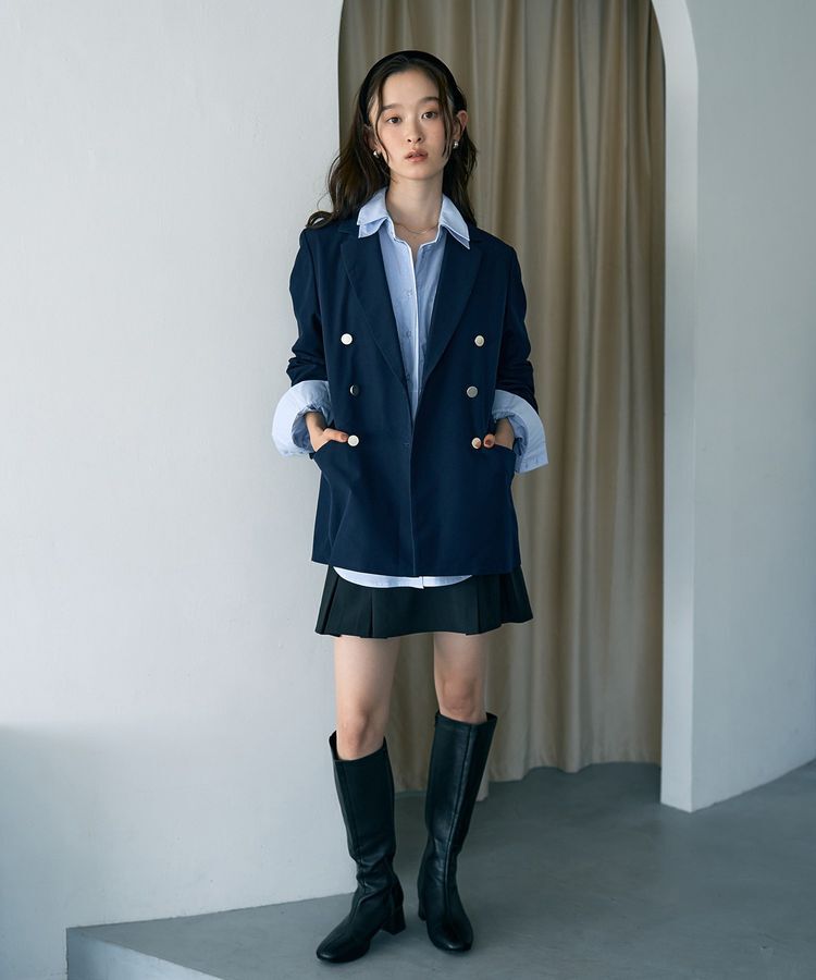 earth music&ecology「ビット付きミニスカート」|スカート|