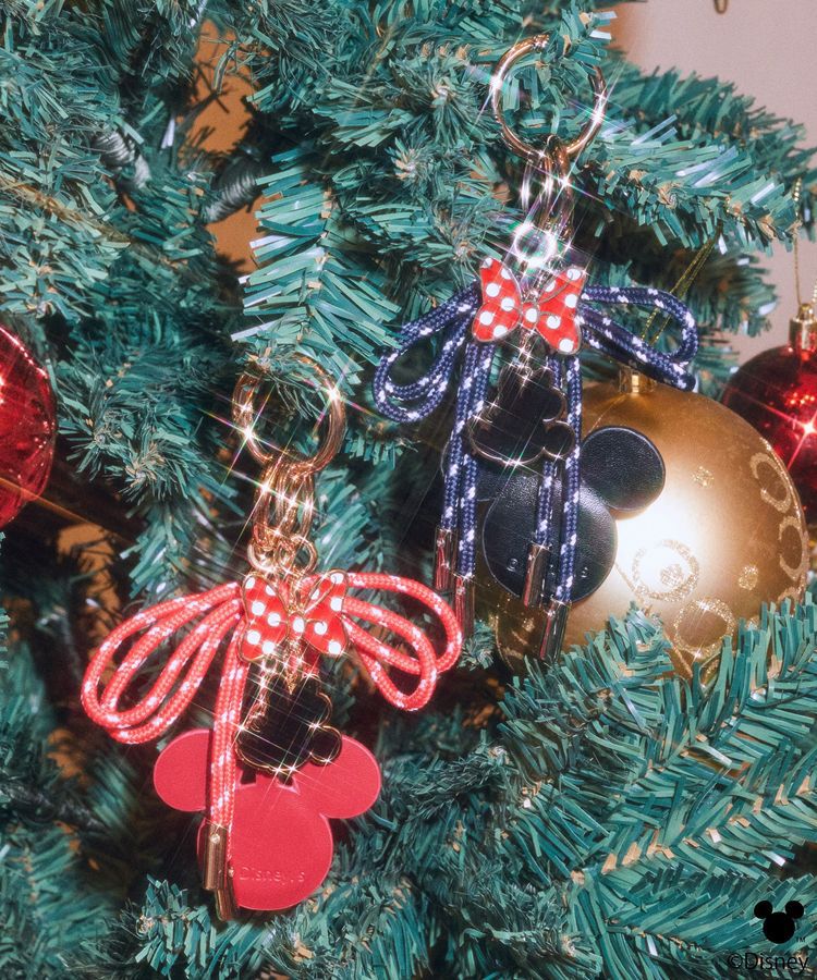 earth music&ecology「Disney/ミッキー&ミニーミラー付きチャーム」|その他|