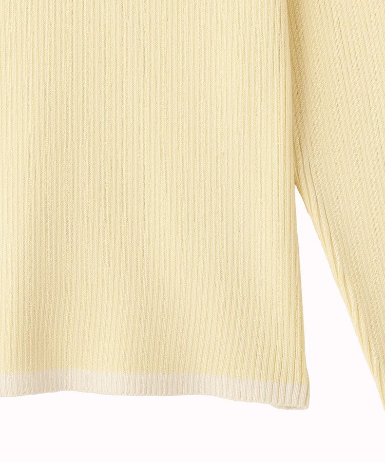 earth music&ecology「バイカラーヘンリーネックニットプルオーバー」|ニット・セーター|