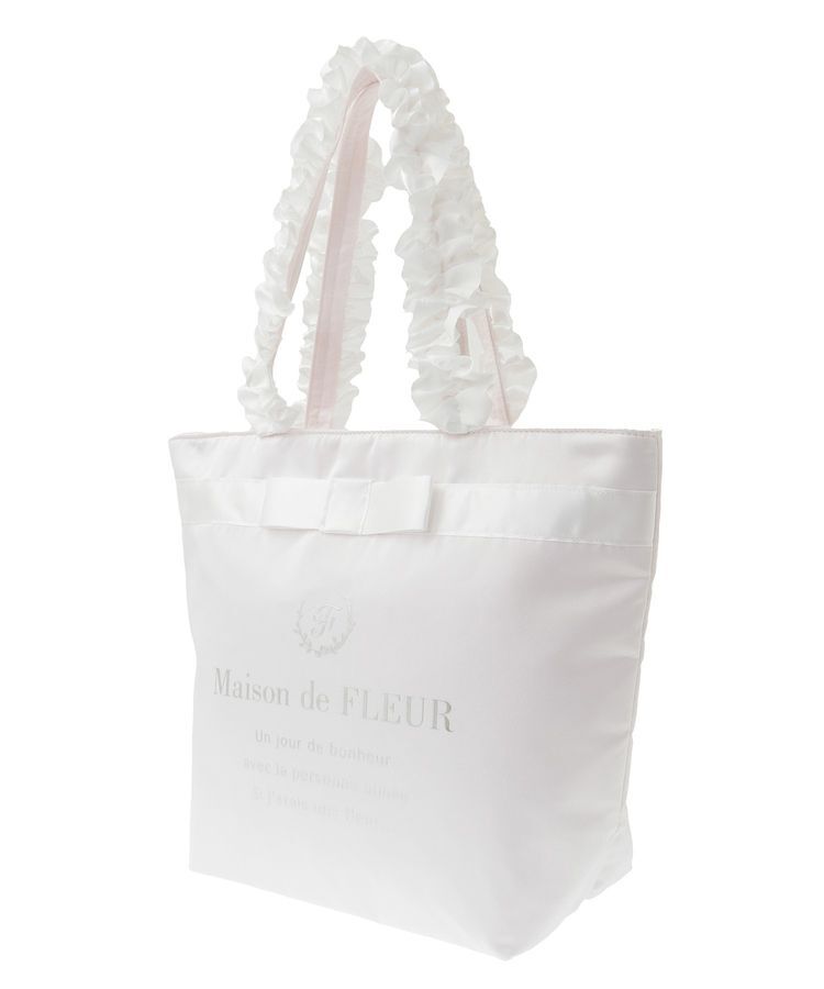 Maison de FLEUR「ブランドロゴフリルハンドルトートMバッグ」|トートバッグ|