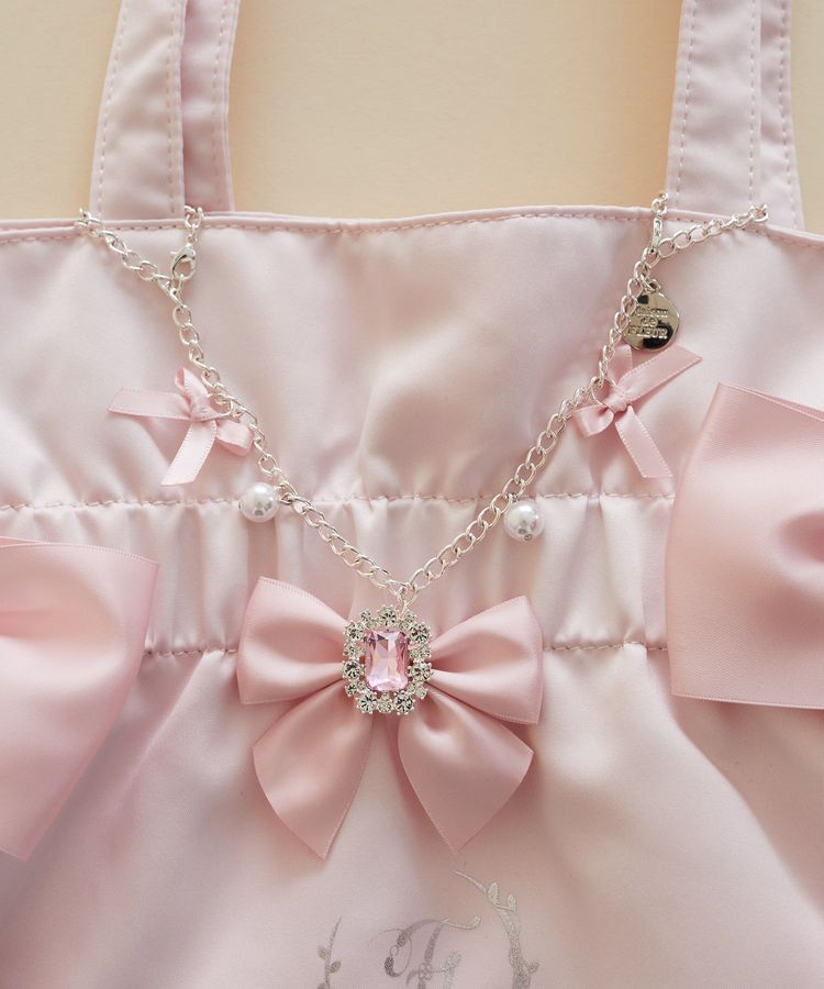 Maison de FLEUR「ビジューリボンパールバッグチャーム」|その他|