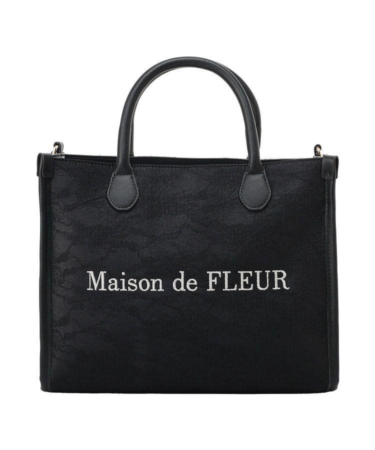 Maison de FLEUR「レース2Wayトートバッグ」|ハンドバッグ|