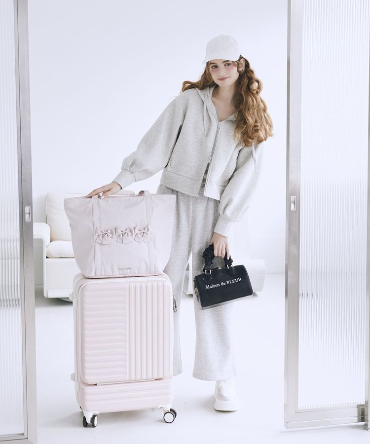 Maison de FLEUR「レース2Wayボストンバッグ」|ハンドバッグ|