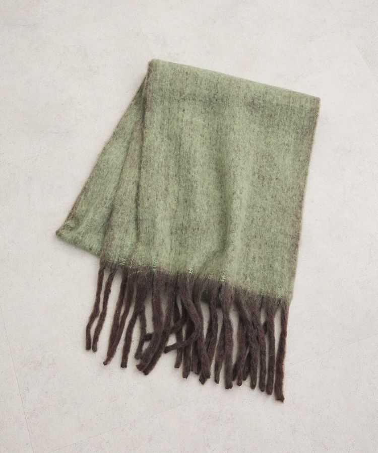 Green Parks「・furry rate ヘアリーカラーマフラー」|マフラー|Brown