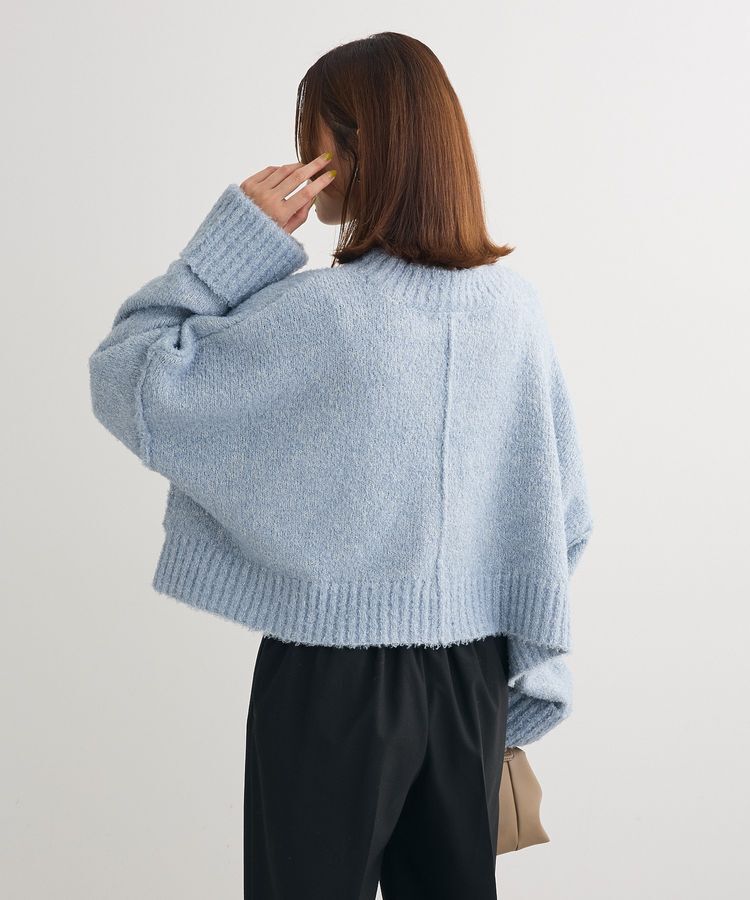 Green Parks「・Petit Fleur ブークレワイドニット」|ニット・セーター|