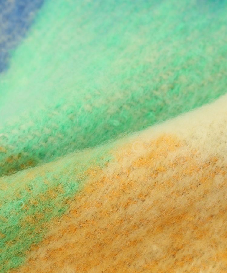 Green Parks「ボリュームチェックマフラー」|マフラー|