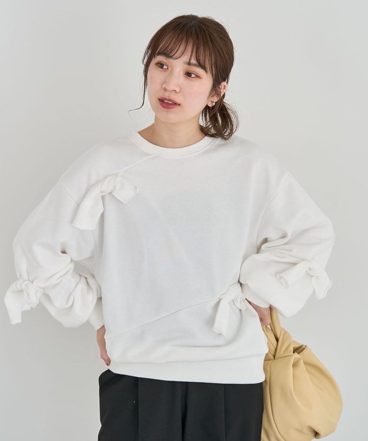 Green Parks「・SUGAR SPOON リボンスウェット」|スウェット・ジャージ|Off White