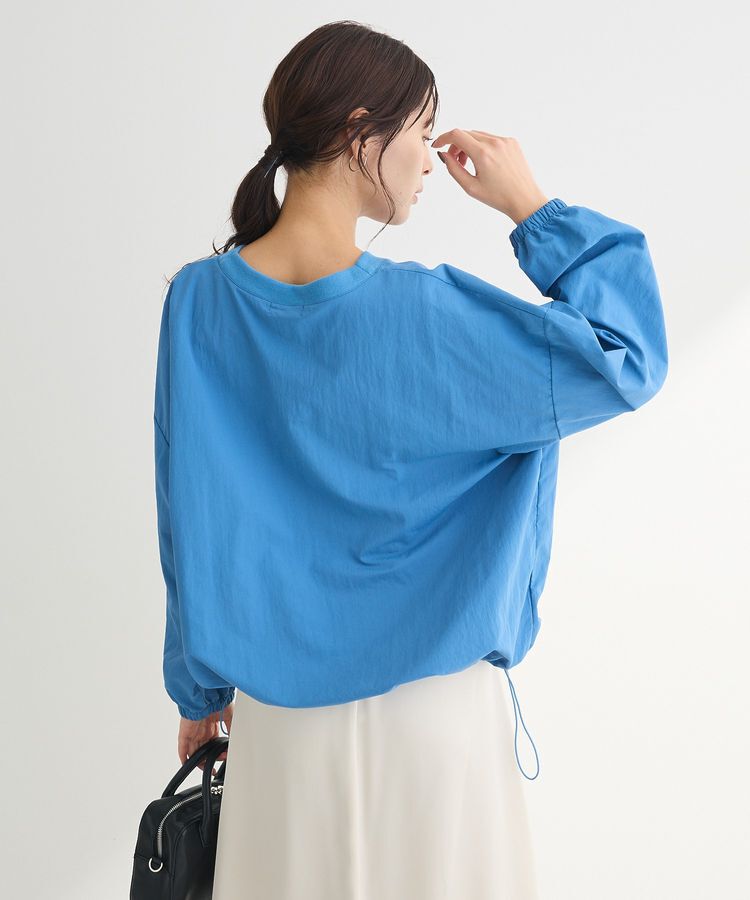 Green Parks「ナイロンロゴVネックプルオーバー」|スウェット・ジャージ|