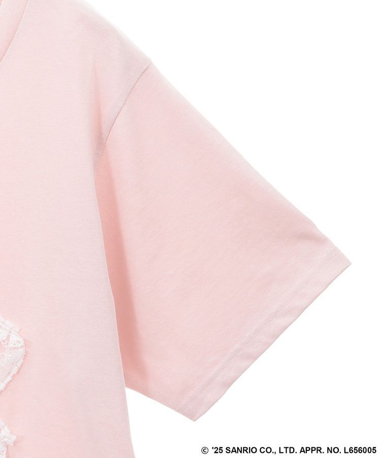 Green Parks「チャーミーキティ/レースリボンプリントTシャツ」|Tシャツ・カットソー|