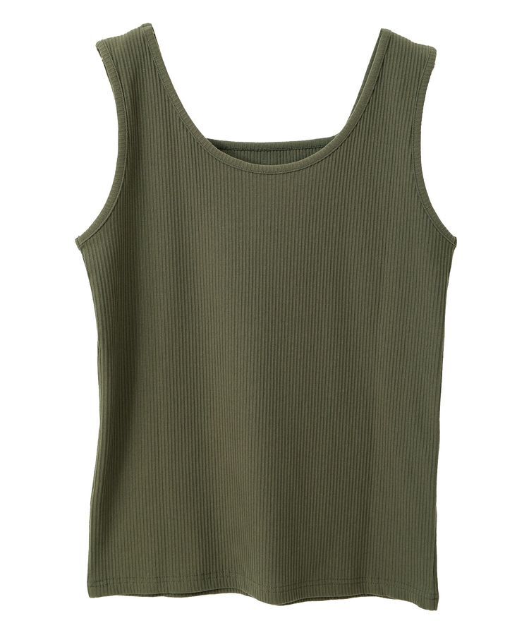 Green Parks「前後2WAY リブタンクトップⅡ」|インナー|