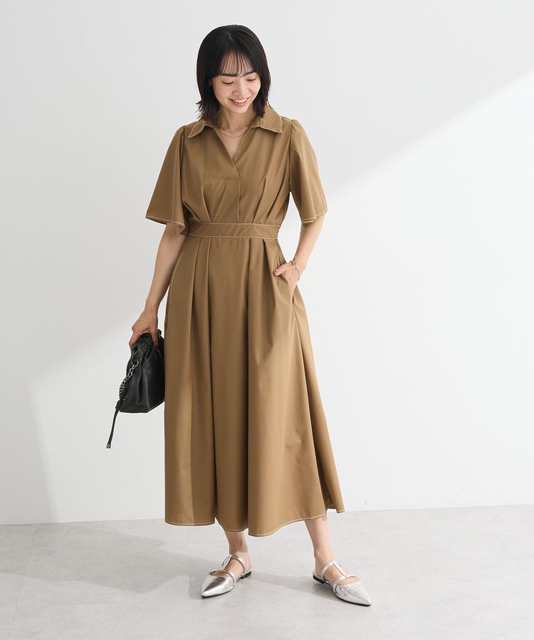 Green Parks「・ELENCARE DUE スキッパーワンピース」|ワンピース|