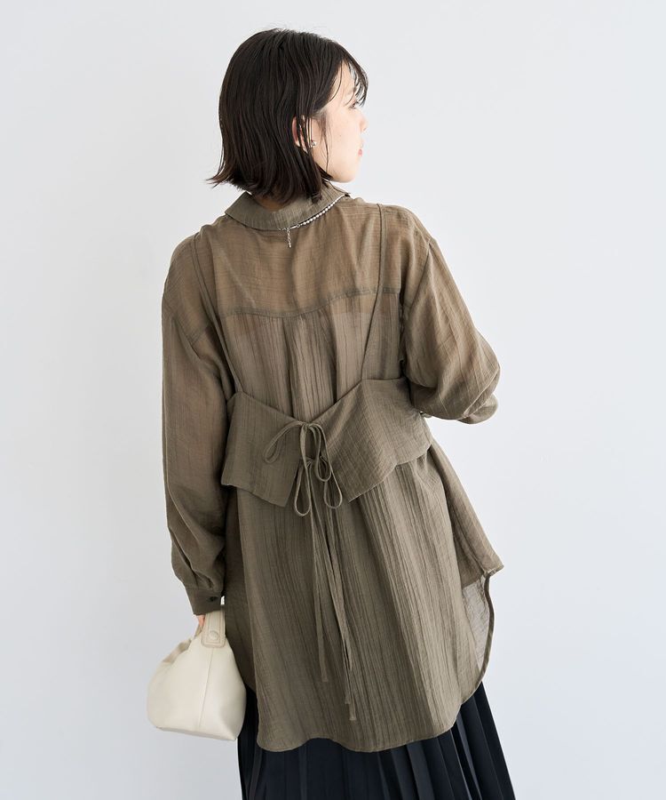 armonia「SET2点シアーシャツ+ビスチェ」|シャツ・ブラウス|