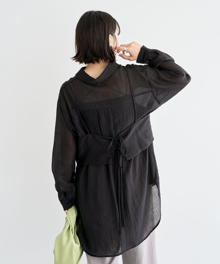 armonia「SET2点シアーシャツ+ビスチェ」|シャツ・ブラウス|