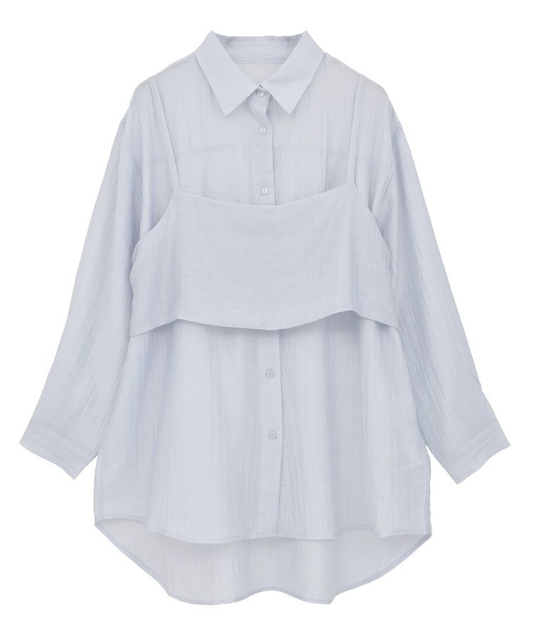 armonia「SET2点シアーシャツ+ビスチェ」|シャツ・ブラウス|