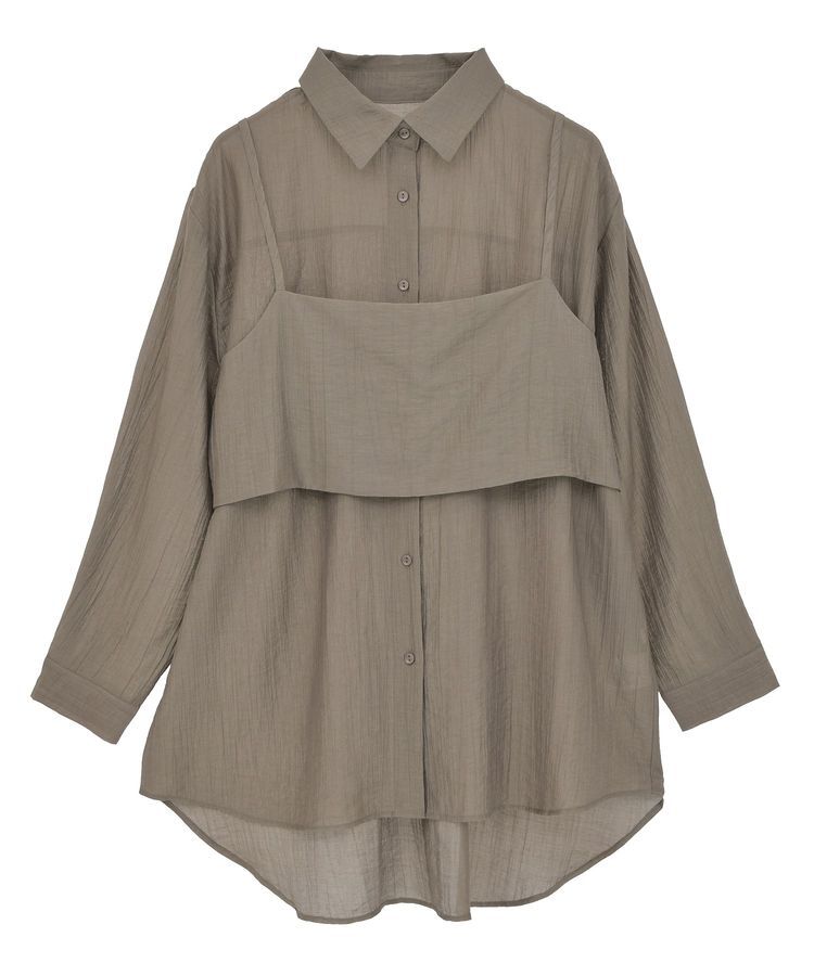 armonia「SET2点シアーシャツ+ビスチェ」|シャツ・ブラウス|