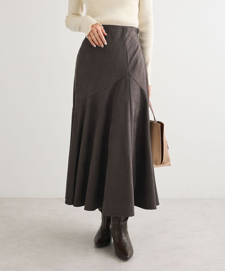 Green Parks「・ELENCARE DUE スエードポンチフレアスカート」|フレア|