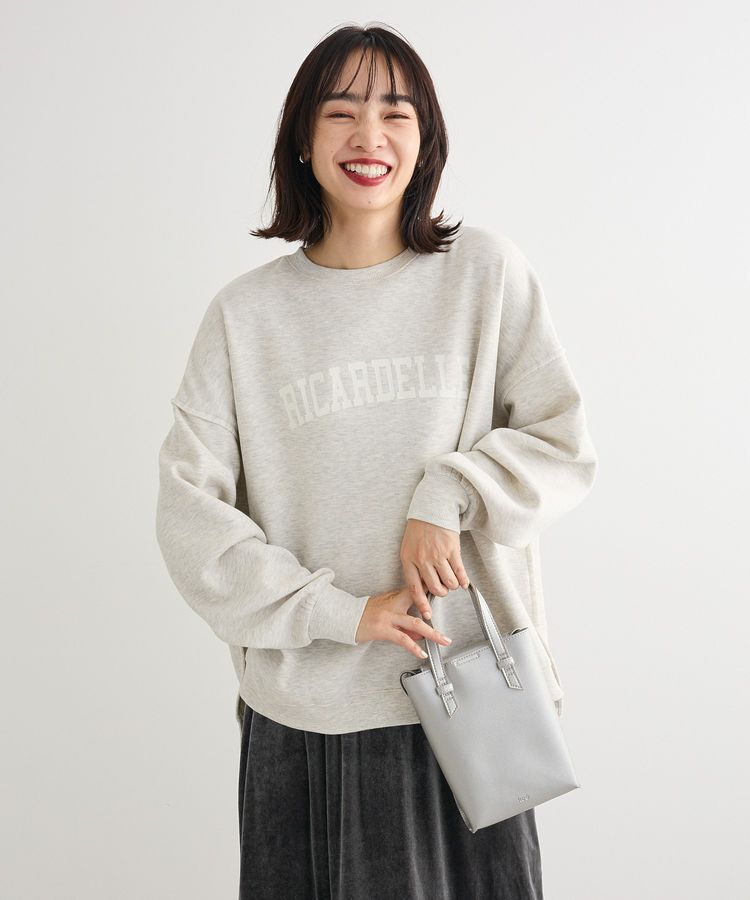 Green Parks「裏起毛ルーズサイズロゴプルオーバー」|スウェット・ジャージ|Oatmeal