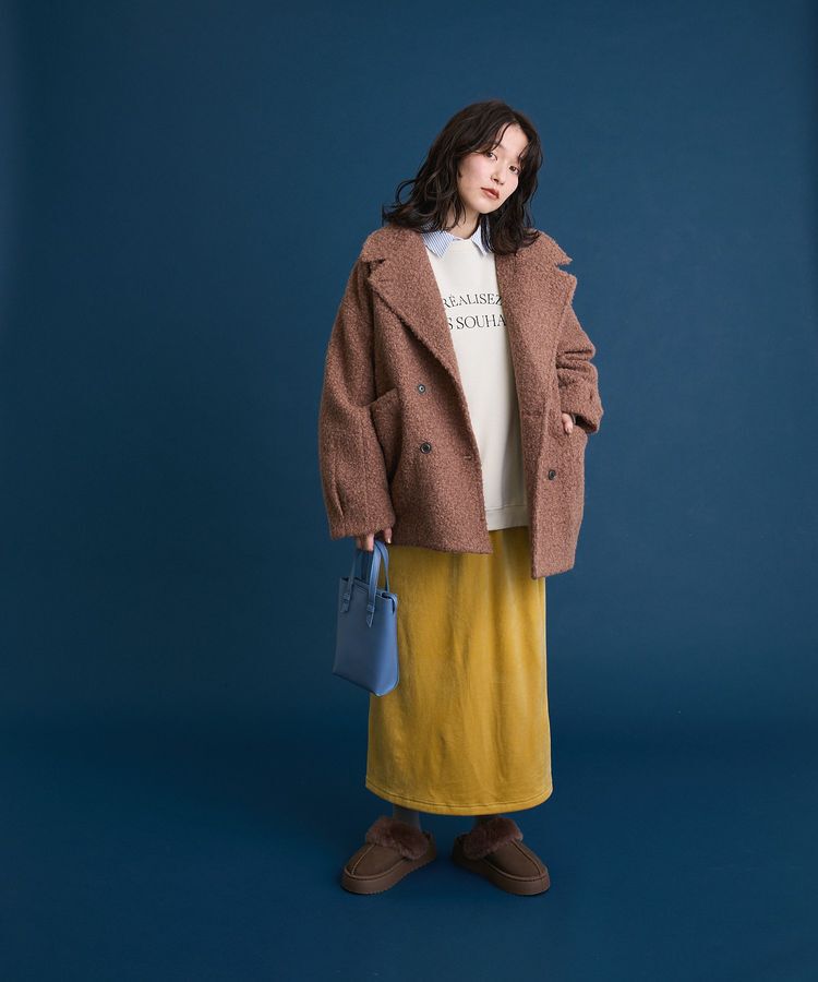 Green Parks「裏起毛ルーズサイズロゴプルオーバー」|スウェット・ジャージ|