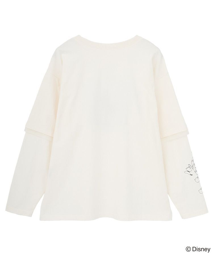 Green Parks「ミッキー&フレンズ/レイヤードプリントロングTシャツ」|Tシャツ・カットソー|