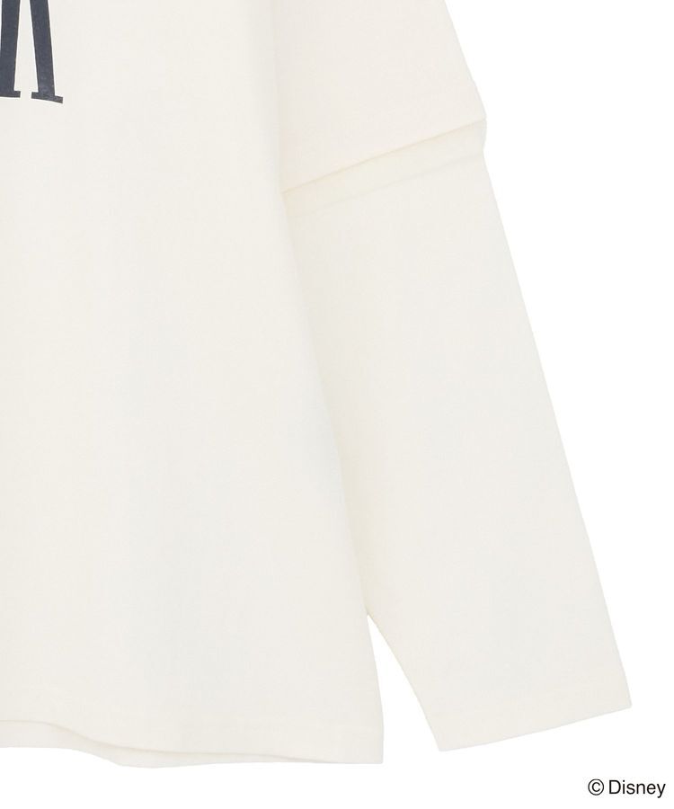 Green Parks「ミッキー&フレンズ/レイヤードプリントロングTシャツ」|Tシャツ・カットソー|