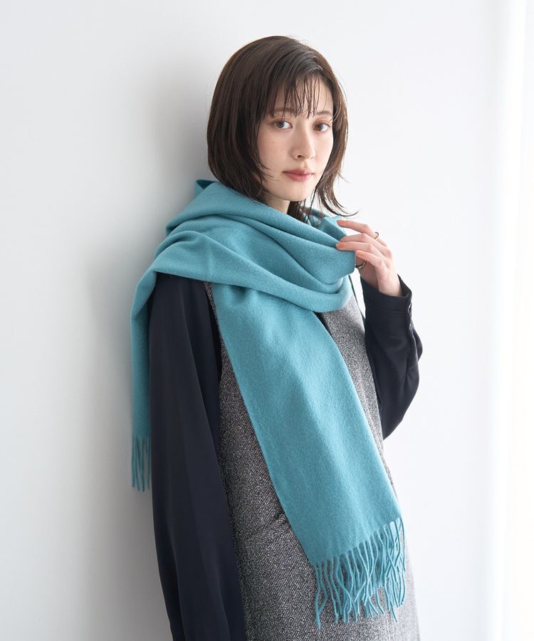 YECCA VECCA「カシミヤストール」|ストール|Blue Green