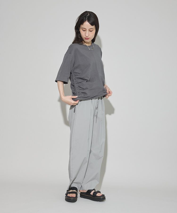 GARAGE OF GOOD CLOTHING「脇ドロストハーフスリーブプルオーバー」|Tシャツ・カットソー|