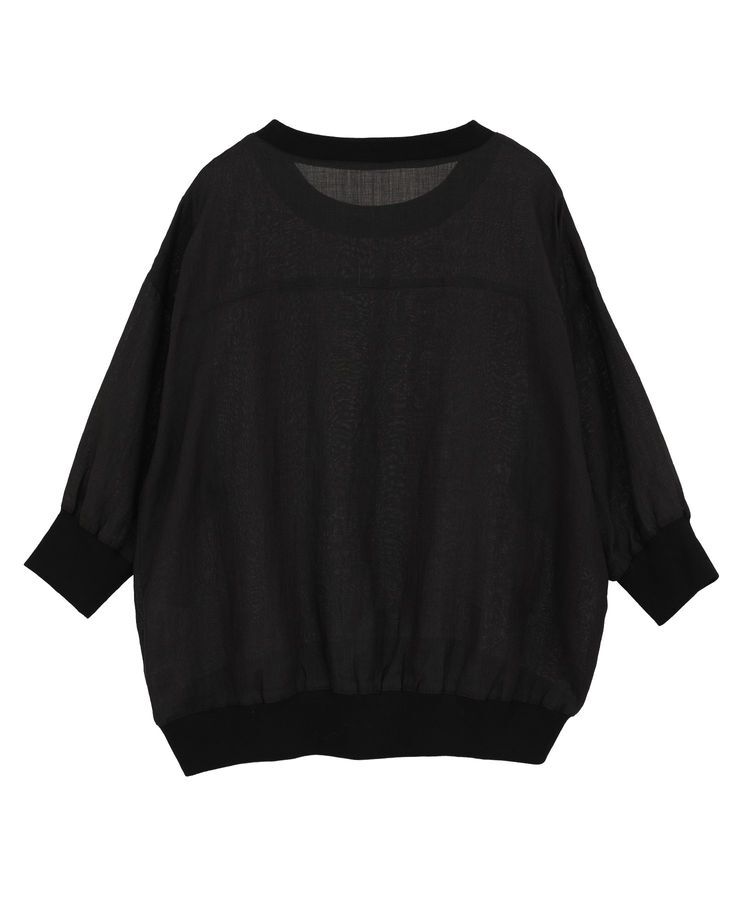 GARAGE OF GOOD CLOTHING「リブ切り替えリネンプルオーバー」|シャツ・ブラウス|