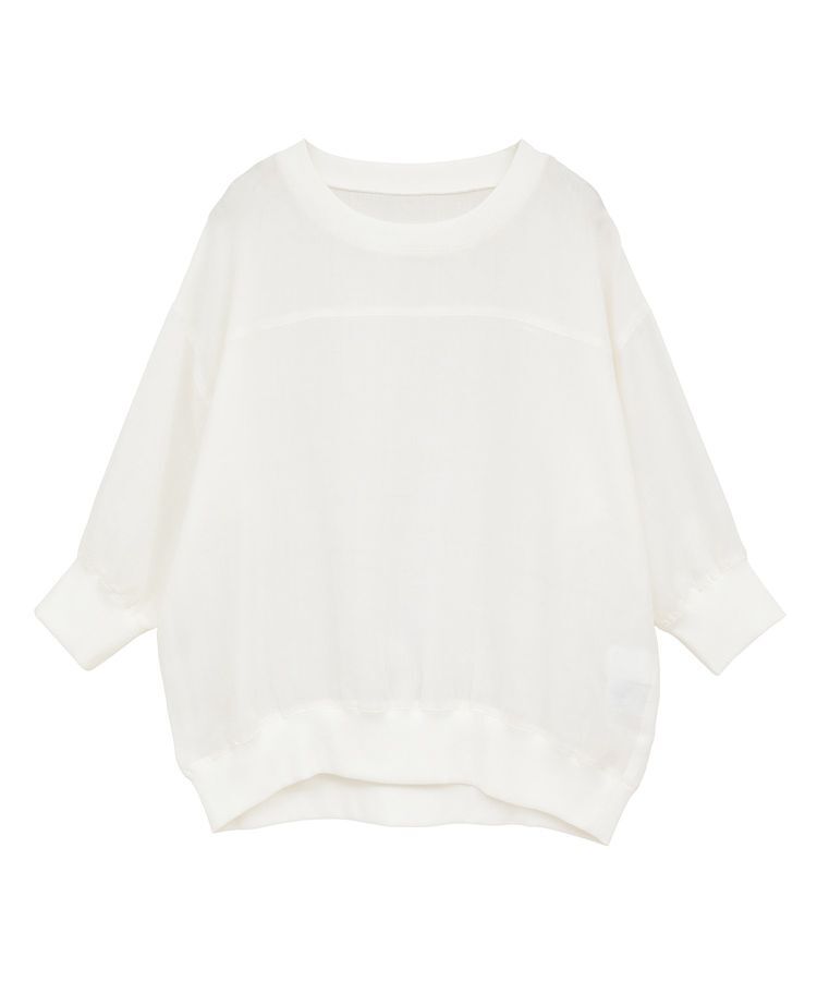 GARAGE OF GOOD CLOTHING「リブ切り替えリネンプルオーバー」|シャツ・ブラウス|