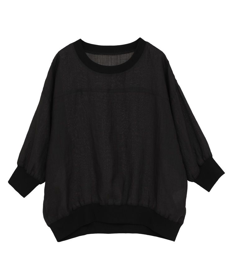 GARAGE OF GOOD CLOTHING「リブ切り替えリネンプルオーバー」|シャツ・ブラウス|